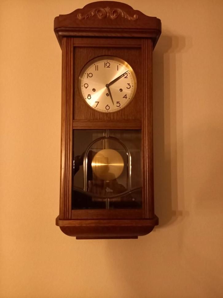 Antieke Wandklok met Slinger, Antiek en Kunst, Antiek | Klokken, Ophalen