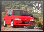 Peugeot 106 Rally brochure 1993, Ophalen of Verzenden, Gelezen, Peugeot