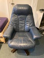 Relax fauteuil Blauw, Huis en Inrichting, Fauteuils, Ophalen, Relax, Gebruikt, 50 tot 75 cm