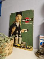 Martini on the Rocks oude reclame karton, Verzamelen, Merken en Reclamevoorwerpen, Ophalen of Verzenden, Gebruikt, Reclamebord