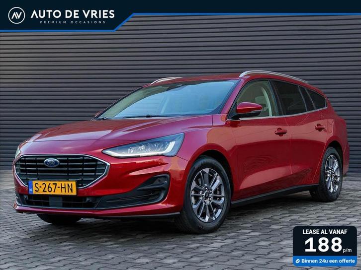 Ford Focus Wagon 1.0 EcoBoost 125pk Hybrid Titanium | Naviga, Auto's, Ford, Bedrijf, Te koop, Focus, ABS, Achteruitrijcamera, Adaptive Cruise Control