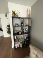 Vakkenkast zwart grijs, Ophalen, 50 tot 100 cm, Zo goed als nieuw, 150 tot 200 cm