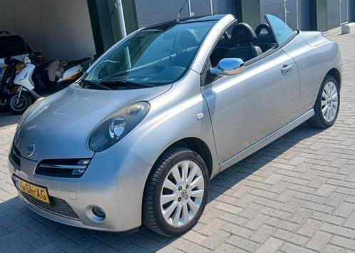 Nissan Micra 1.6 C+C cabriolet 2006 Grijs, APK juli 2026, Auto's, Nissan, Bedrijf, Micra, ABS, Airbags, Airconditioning, Centrale vergrendeling