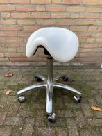 Tabouret Silver Ergo (Bentlon) - Zadelkruk, Huis en Inrichting, Krukjes, Ophalen, In hoogte verstelbaar, Gebruikt, Staal
