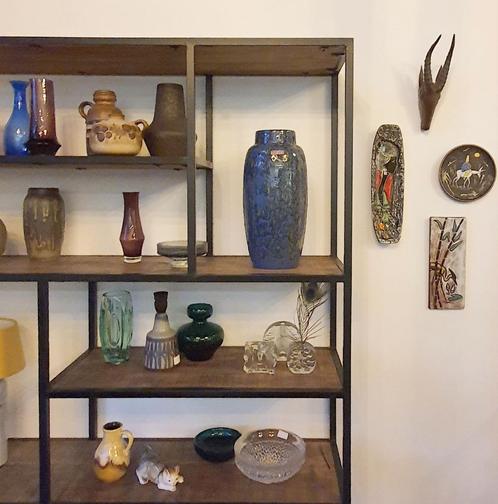 Vintage glas en aardewerk bij Shop for design, Huis en Inrichting, Woonaccessoires | Vazen, Zo goed als nieuw, Overige kleuren