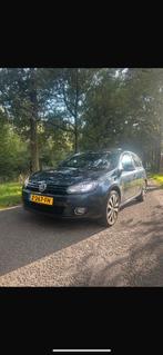 VW Golf 2.0 TDI 103KW DSG DAKJE ZwarteHemel Standkachel, Auto's, Volkswagen, 4 cilinders, Blauw, Leder, Diesel