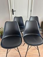 Eetkamerstoelen Jysk Klarup, Huis en Inrichting, Ophalen, Zo goed als nieuw, Zwart, Vier