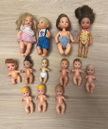 Diverse popjes van Mattel (13 stuks) beschikbaar voor biedingen