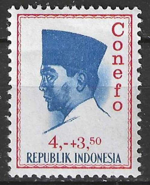 Indonesie 1965 - Yvert 416 - President Sukarno (PF), Postzegels en Munten, Postzegels | Azië, Postfris, Zuidoost-Azië, Verzenden