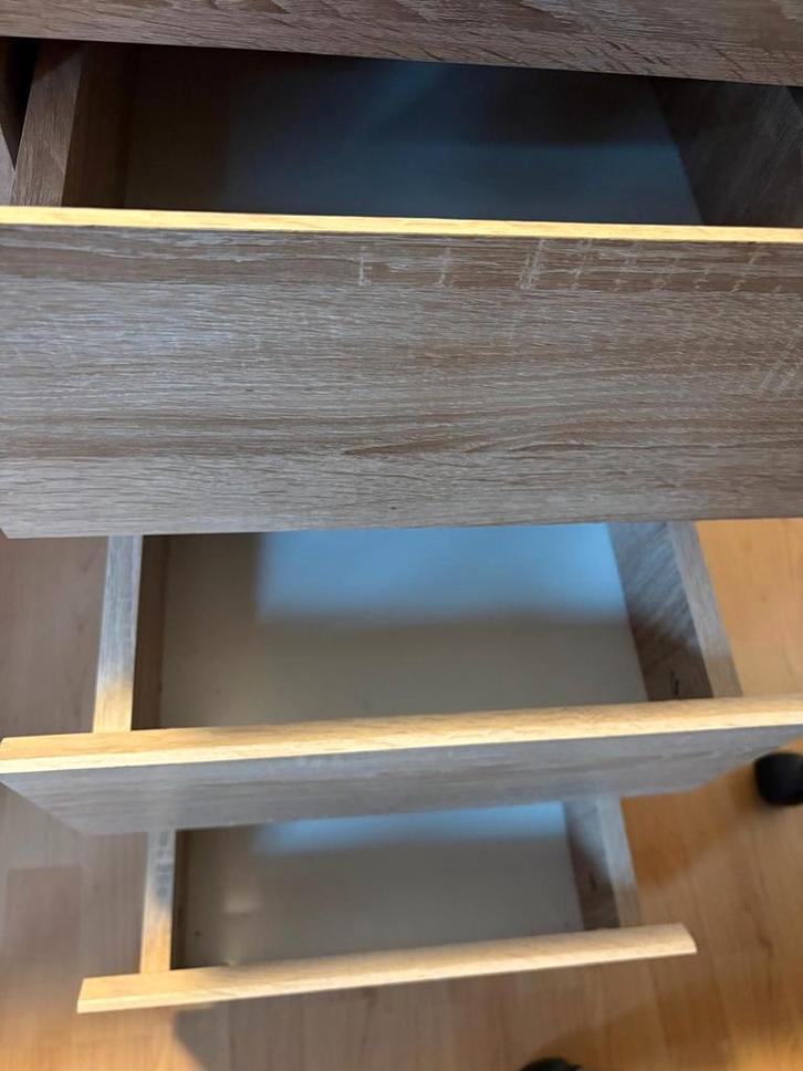 Houten bureau met lades, Huis en Inrichting, Kasten | Dressoirs, 50 tot 100 cm, 25 tot 50 cm, Ophalen