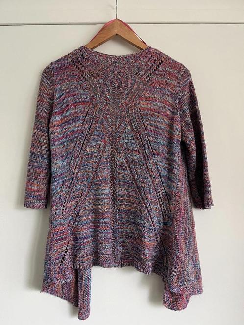 Miss Etam vest maat M kleurrijk roze blauw boho knit, Kleding | Dames, Truien en Vesten, Zo goed als nieuw, Maat 38/40 (M), Roze