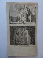 Originele gravure Valkhof en heidense kapel Nijmegen, 1738, Antiek en Kunst, Kunst | Etsen en Gravures, Verzenden