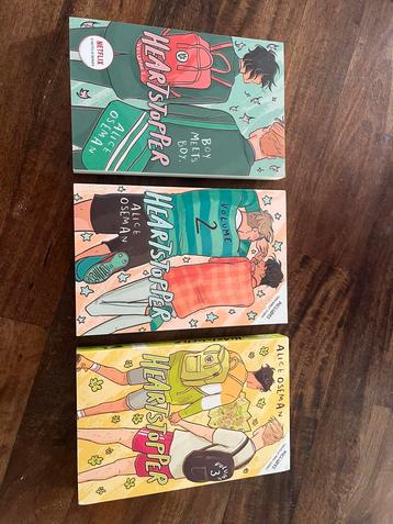 Heartstopper Engels delen 1+2+3 beschikbaar voor biedingen