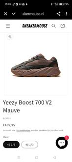 ADIDAS YEEZY BOOST 700V2 MAAT 45 . MAUVE (NIEUW), Kleding | Heren, Ophalen, Overige kleuren, Nieuw, Adidas