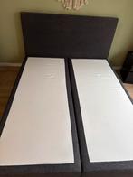 Boxspring 160x200 zonder matras met geveerde bodem, Ophalen, Zo goed als nieuw, Tweepersoons, 160 cm
