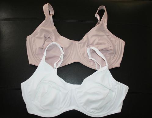 Hema niet voorgevormde bh 95 E met beugel 2 stuks multi, Kleding | Dames, Ondergoed en Lingerie, BH, Beige, Verzenden