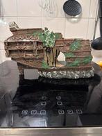 Grote decoratie boot aquarium, Ophalen, Leeg aquarium