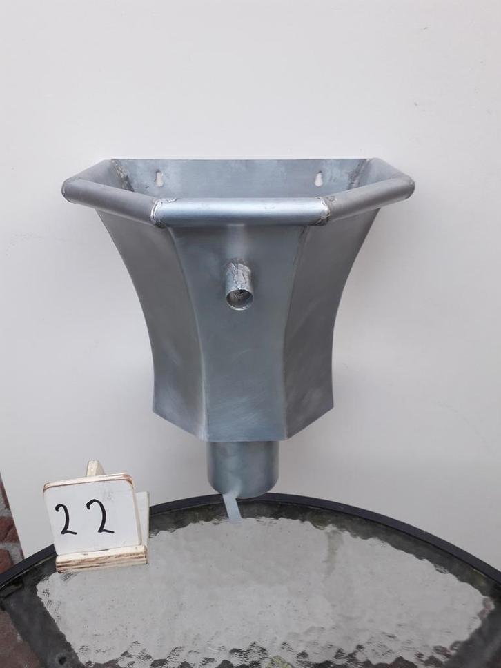 Handgemaakte zinken vergaarbakken, Hobby en Vrije tijd, Overige Hobby en Vrije tijd, Nieuw, Ophalen of Verzenden