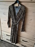 Z.g.a.n. beige/zwarte jurk FOS Amsterdam maat XL, Kleding | Dames, Fos amsterdam, Zwart, Maat 46/48 (XL) of groter, Ophalen of Verzenden