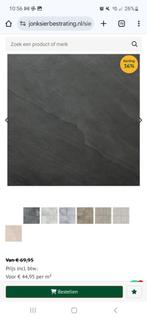 Keramische terrastegels 60x60, Ophalen, Keramiek, Nieuw, 5 tot 10 m²