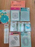 Nieuwe mallen: Cuttlebug, prik, borduur & sjablonen, Ophalen of Verzenden, Nieuw, Materiaal
