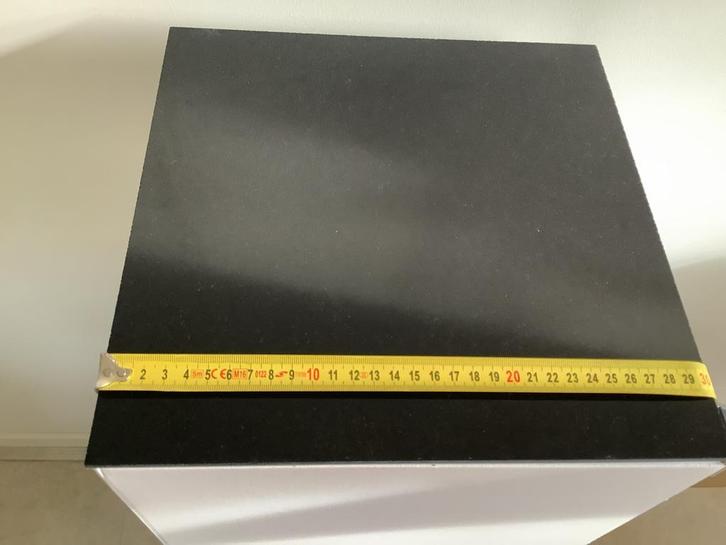 Nog 3 Witte Sokkels Hoogglans met Plexiglas; opvouwbaar, Huis en Inrichting, Woonaccessoires | Zuilen en Pilaren, Zo goed als nieuw