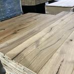 145M2 EIKEN VLOER COUNTRY MULTIVLOER GEOLIED 18CM BREED, Ophalen of Verzenden, Nieuw, 75 m² of meer, Parket
