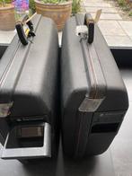 2 zwarte samsonite koffers, Motoren, Ophalen, Gebruikt