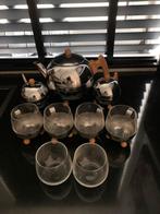 Bredemeijer theeset, Huis en Inrichting, Keuken | Servies, Ophalen of Verzenden, Effen, Compleet servies, Glas