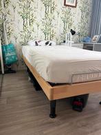 Zgan massief beuken bed Selecta, Huis en Inrichting, Slaapkamer | Bedden, Ophalen, 90 cm, Eenpersoons, Zo goed als nieuw