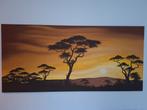 Afrikaans Landschap Schilderij, Antiek en Kunst, Ophalen of Verzenden