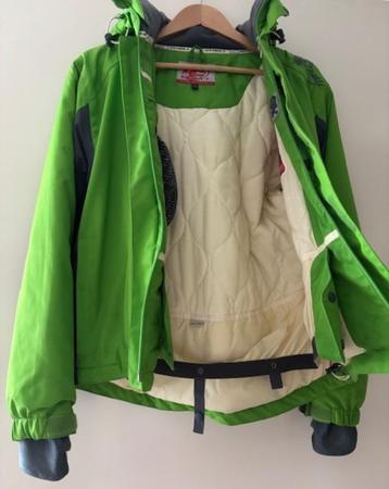 O'Neill - ski-, snowboard jack - dames M - groen/grijs -zgan beschikbaar voor biedingen