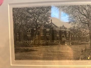 Ets van rechtbank Zutphen in Lijst - Kunstwerk te Koop! beschikbaar voor biedingen