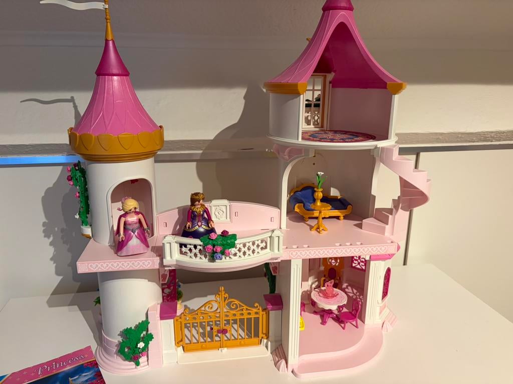 Playmobil Princess kasteel en aanvullingen, Kinderen en Baby's, Speelgoed | Playmobil, Ophalen, Zo goed als nieuw, Complete set