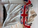 Assos wielrenshirt engelsevlag print, Ophalen of Verzenden, Zo goed als nieuw, Kleding