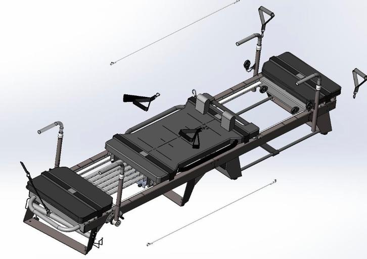 Megaformer - reformer fitness - pilates reformer, Sport en Fitness, Yoga en Pilates, Nieuw, Overig, Ophalen