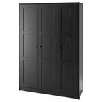 IKEA RAKKESTAD kast – zwart – 3 deuren + spiegel, Ophalen, Overige materialen, 100 tot 150 cm, Modern