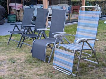 4 tuinstoelen. Samen of apart. beschikbaar voor biedingen