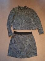 Knit-ted rokje -maat L en blouse set - Maat M, Kort, Zwart, Maat 42/44 (L), Knit-ted