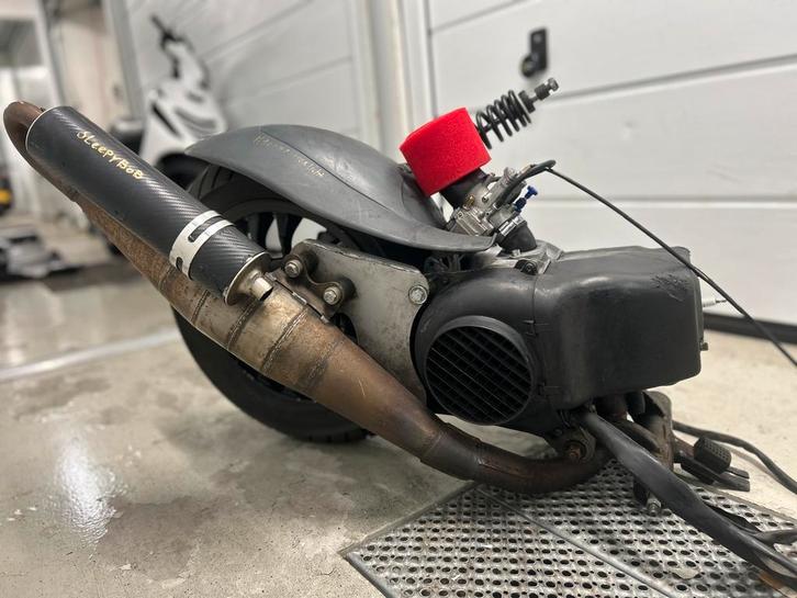 180cc/125cc terugloop uitlaat te koop/ruil, Fietsen en Brommers, Brommers | Tuning en Styling, Zo goed als nieuw, Ophalen of Verzenden