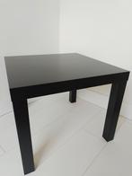ZGAN Ikea Lack zwart bijzettafel tafeltje vierkant 55 cm, Vierkant, 55 tot 75 cm, Zo goed als nieuw, Ophalen