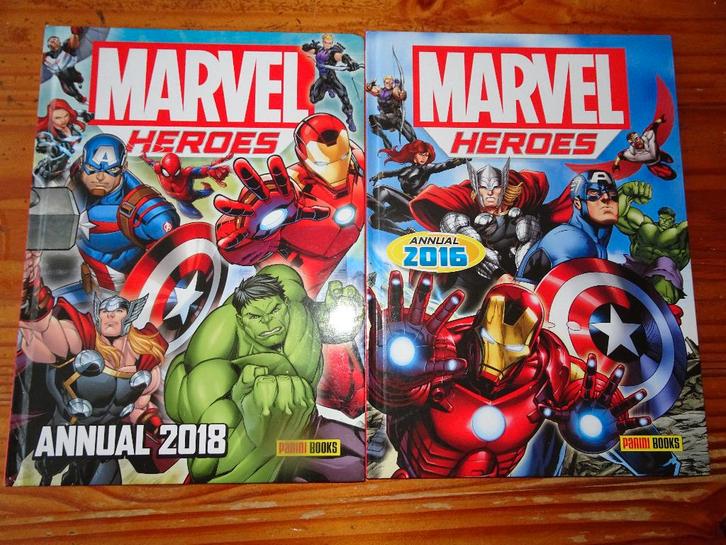 Marvel Heroes Annual 2016 + 2018, Boeken, Strips | Comics, Zo goed als nieuw, Meerdere comics, Europa, Ophalen of Verzenden