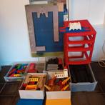 Tuf-tuf trein, inclusief rood ladekastje, haven-speelbord en, Kinderen en Baby's, Speelgoed | Speeltafels, Ophalen, Gebruikt