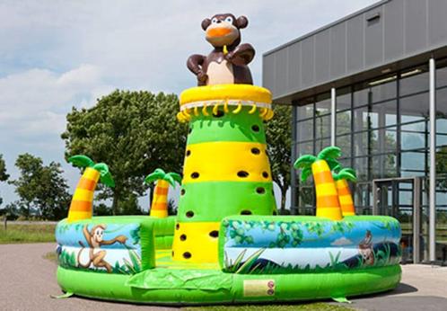 Spannende Jungle Klimtoren te huur!, Kinderen en Baby's, Speelgoed | Buiten | Speeltoestellen, Zo goed als nieuw, Klimwand, Ophalen