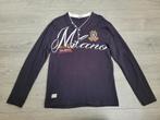 VIOLENTO zwarte longsleeve met opdruk maat XL ~ LG1000, Kleding | Heren, Zwart, Maat 56/58 (XL), Ophalen of Verzenden, Zo goed als nieuw