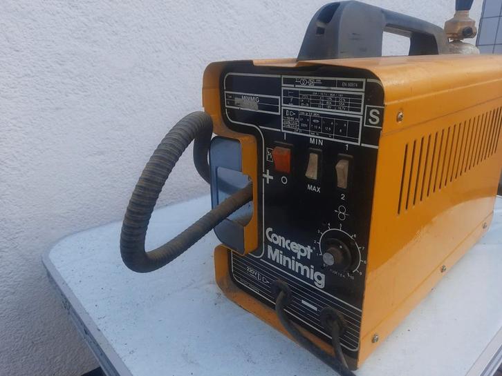 Concept Minimig Lasapparaat, Doe-het-zelf en Verbouw, Gereedschap | Lasapparaten, Gebruikt, Co2, Minder dan 150 ampère, Ophalen of Verzenden