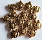 Grote goudkleur kralen met roos 25x20 mm, Verzenden, Nieuw, Kraal