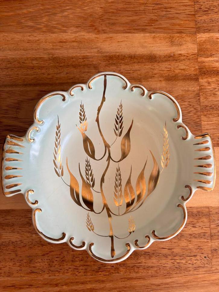 Gouda Holland 636 Juweel Flora Schaal, Antiek en Kunst, Antiek | Keramiek en Aardewerk, Ophalen of Verzenden