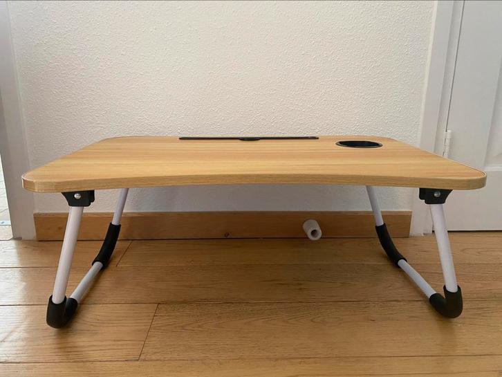 Nieuwe laptoptafel inklapbaar met tablethouder, Computers en Software, Laptoptafels, Nieuw, Ophalen of Verzenden
