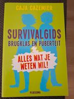 Caja Cazemier - Survivalgids brugklas en puberteit, Boeken, Kinderboeken | Jeugd | 10 tot 12 jaar, Ophalen of Verzenden, Zo goed als nieuw